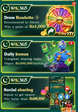 PK365 game download , login bonuses and rewards 