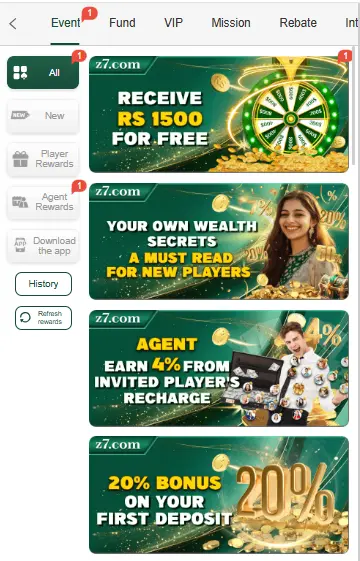 Z7 game download and earn more bonuses.