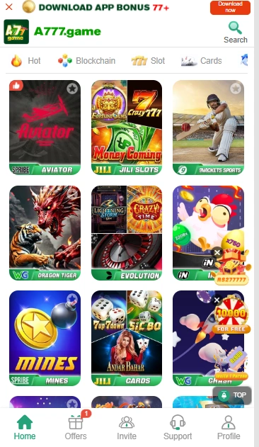 A777 game download new earning apk in Pakistan