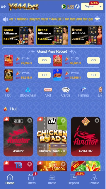 Y444 Game download new earning apk in Pakistan
