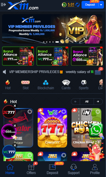 X111 game download new earning apk in Pakistan