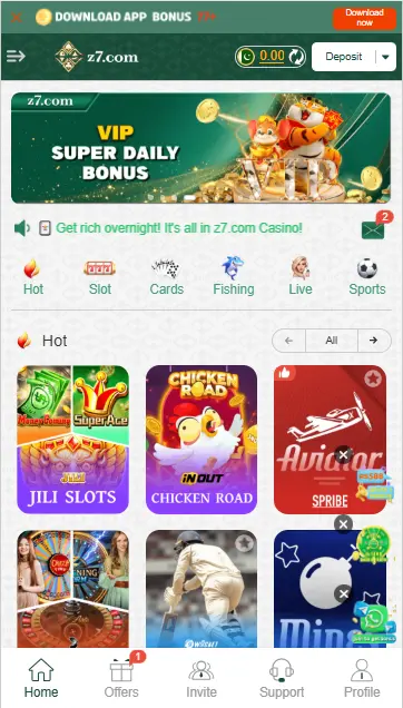Z7 game download new earning apk in Pakistan.