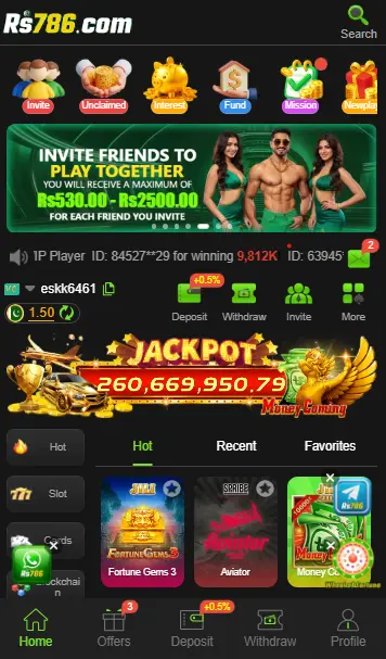 RS786 game download new earning apk in Pakistan